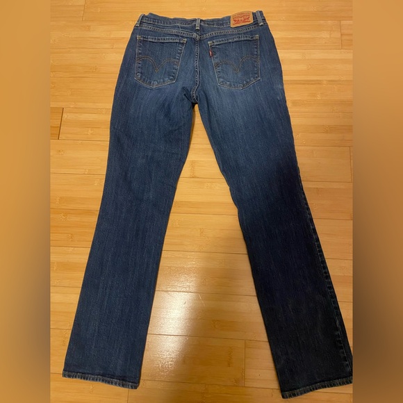 Levi's 505 Straight Dark Blue Women's Jeans | 28 - Picture 2 of 6